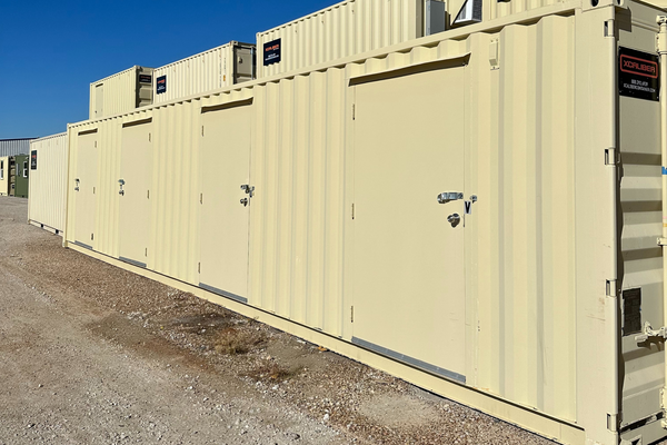 READY TO SHIP - 40' Custom Storage Unit 1-Trip Shipping Container