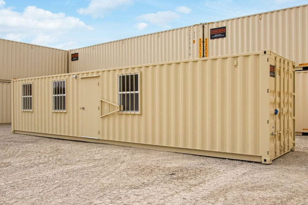 40' High Cube Mobile Office with Bathroom